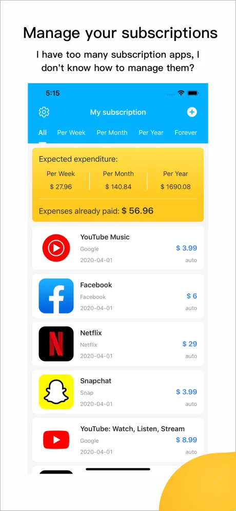 Card Box : Track subscriptions