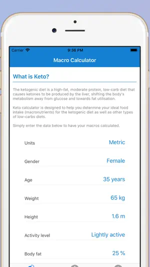 Keto Calculator - Keto Buddy screenshot 3