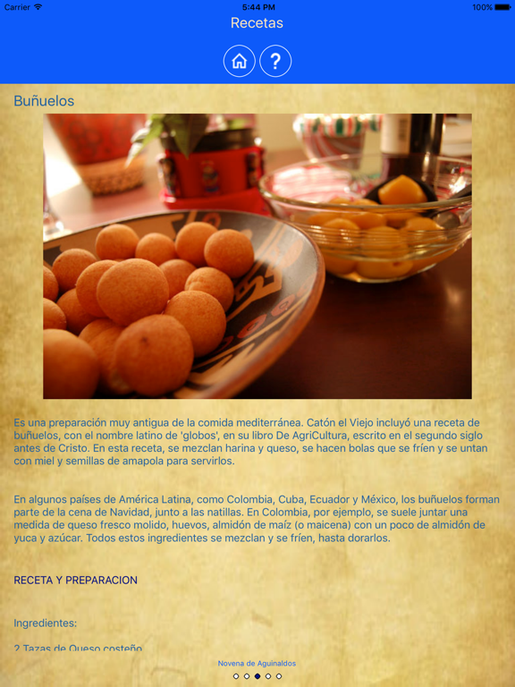 Novena de Aguinaldos con audio iPad screenshot 5 - Book app