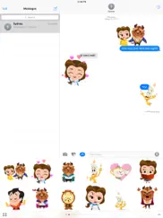 beauty and the beast stickers ipad resimleri 3