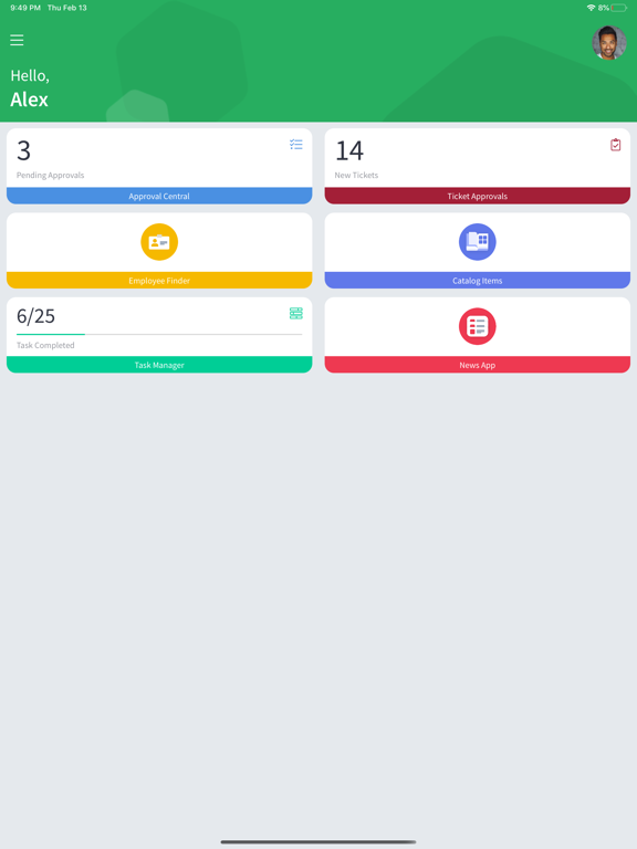 My Work for ServiceNow iPad screenshot 2 - Business app