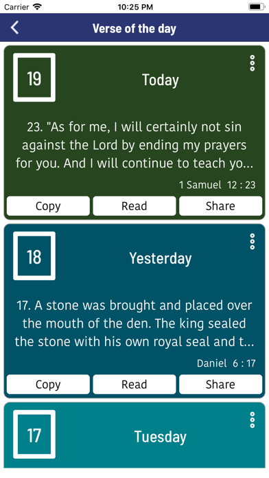 NIV Bible The Holy Version Screenshot