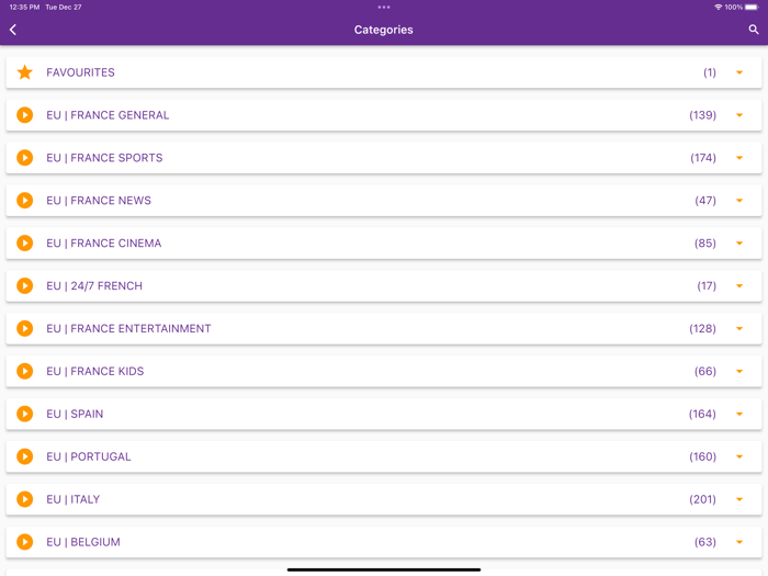 Playlist editor and IPTV Player