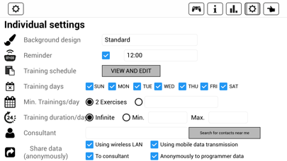 AudioFitness Screenshot