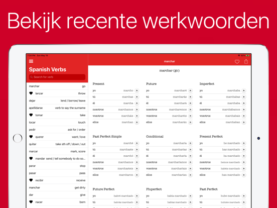 Spaanse Werkwoorden (Plus) iPad app afbeelding 6