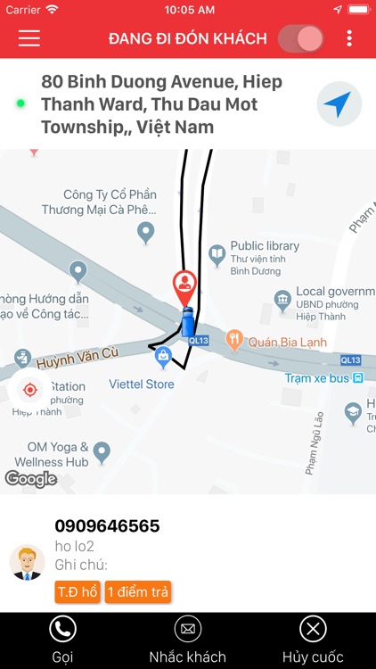 Taxi Tải Thành Hưng Driver