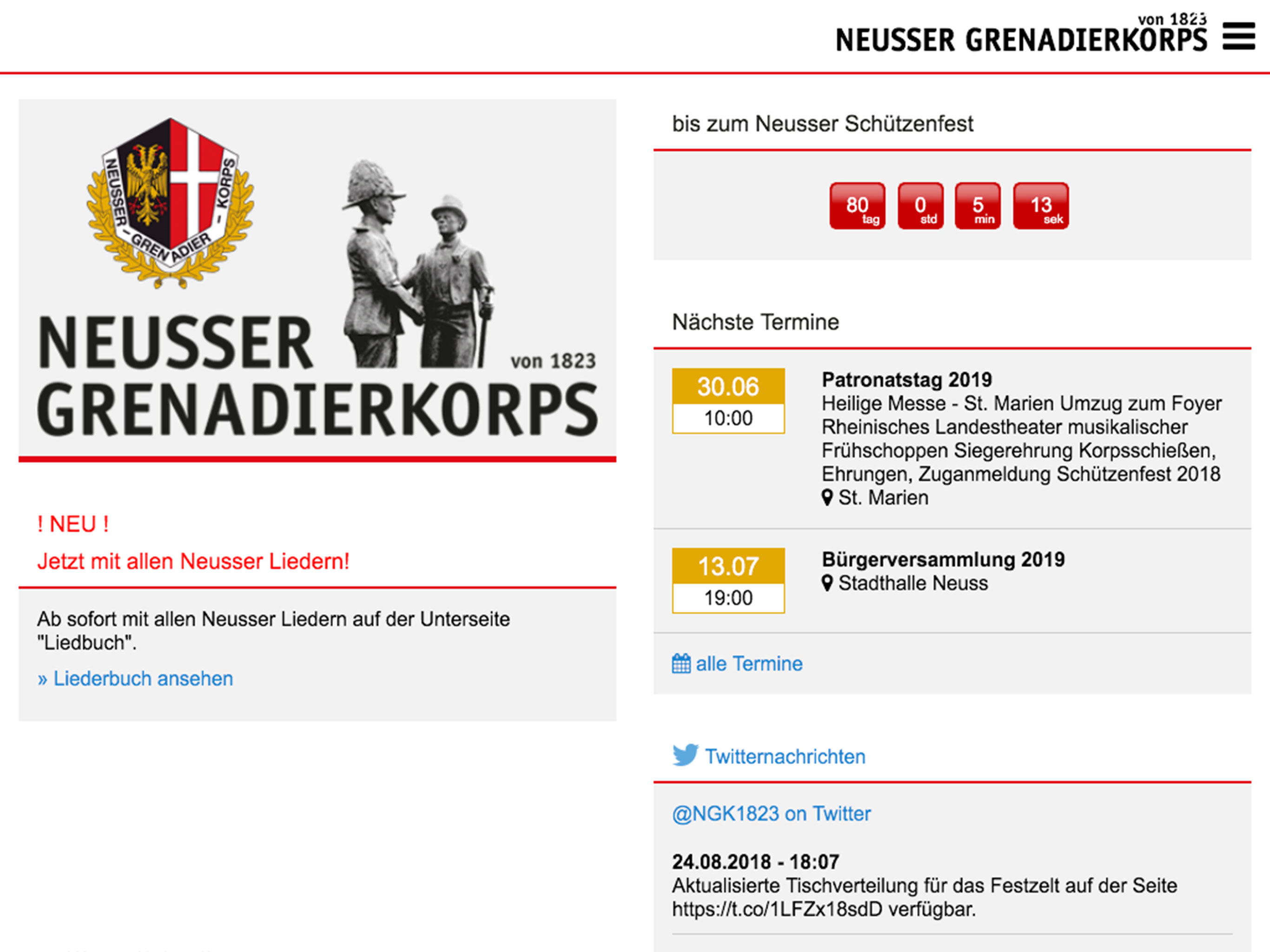 Neusser Grenadierkorps 1823