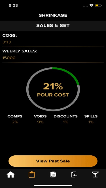 Shrinkage - Bar Inventory