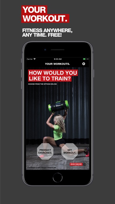 Escape Fitness Screenshot