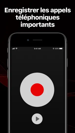 Capture d'écran de TapeACall Pro sur iPhone 1