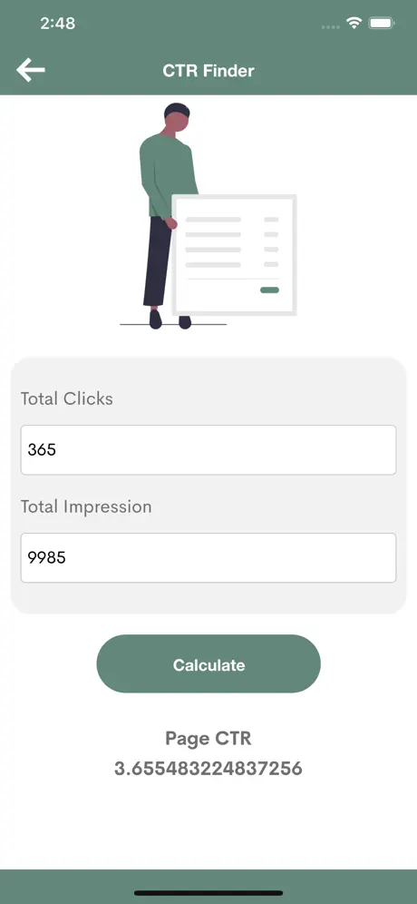 eCPM, CTR, RPM Calculator
