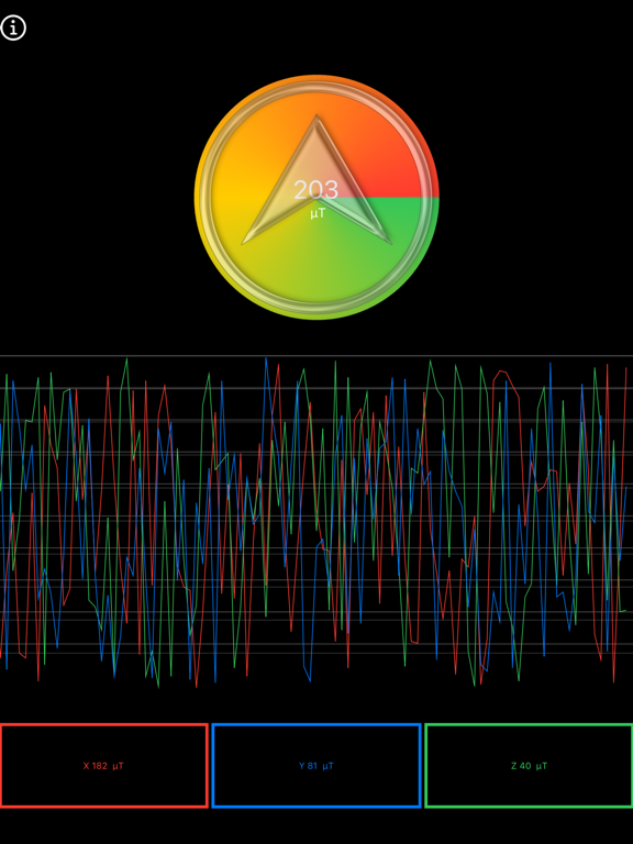 Screenshot #4 pour Magnetic Field Detector
