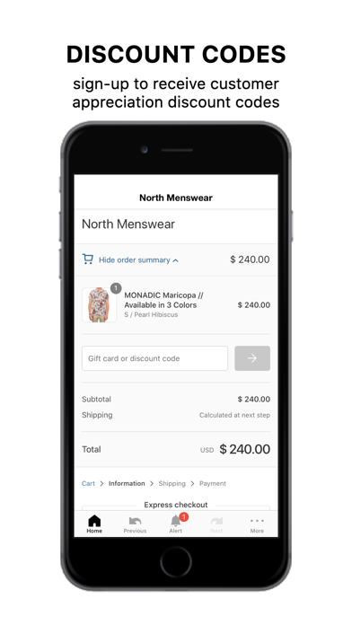 North Menswear Screenshot