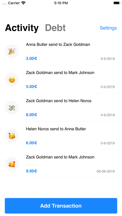 Screenshot #1 pour Monedanos - Expense tracker