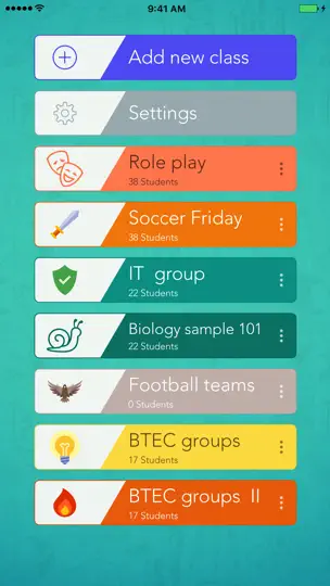 Screenshot von Classroom Teammates By IDoceo auf dem iPhone 1