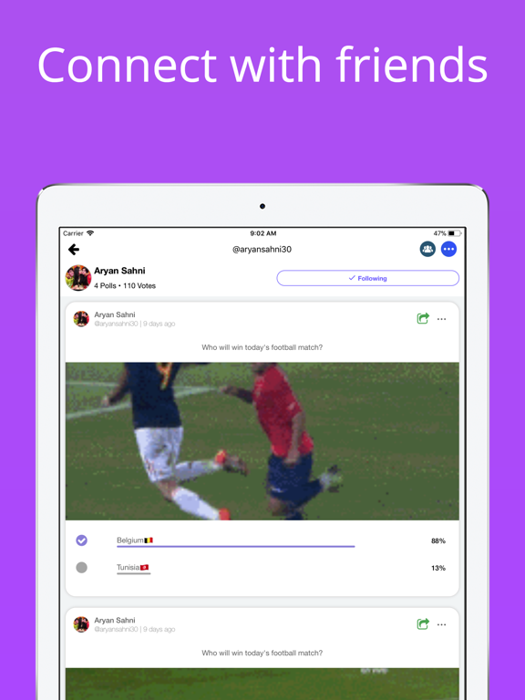 Screenshot #6 pour Pollsify - Polls with friends