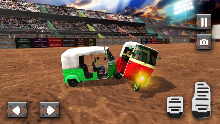 Tuk Tuk Derby Demolition Fight