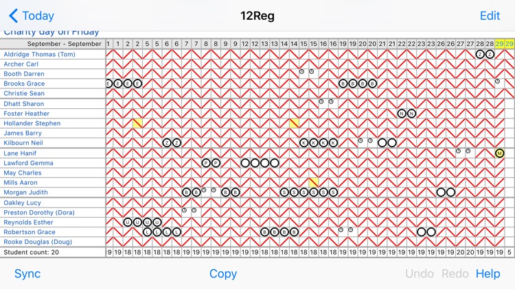 STEARsoft Attendance Register