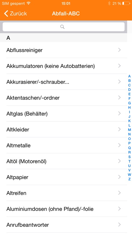 Abfall-App AWB Esslingen