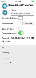 Scan to Spreadsheet screenshot #6 for iPhone