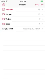 notebuddy - your notes buddy iphone screenshot 1
