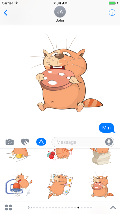 Screenshot #3 pour Sticker Me: Funny Cat