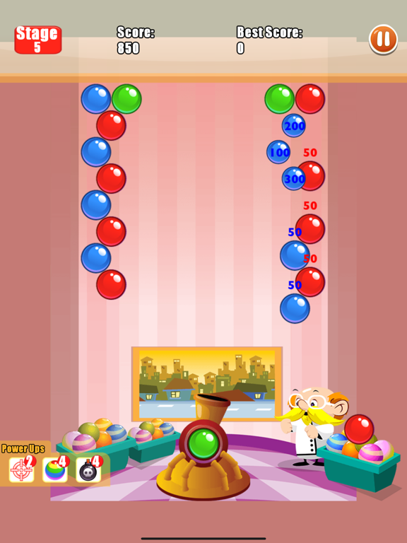 Professor Bubble - 1000 Stages iPad screenshot