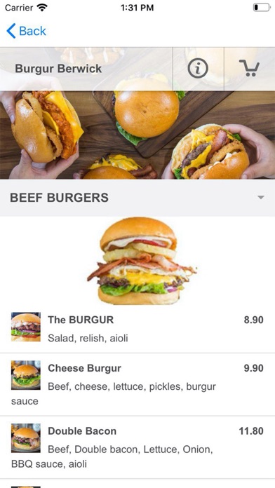 Burgur Delivery Screenshot