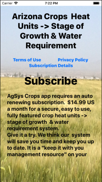 How to cancel & delete AgSys AZ Crops from iphone & ipad 1