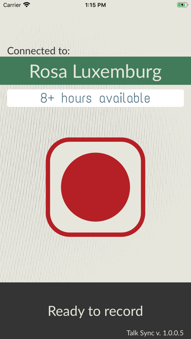 Screenshot #1 pour Talk Sync