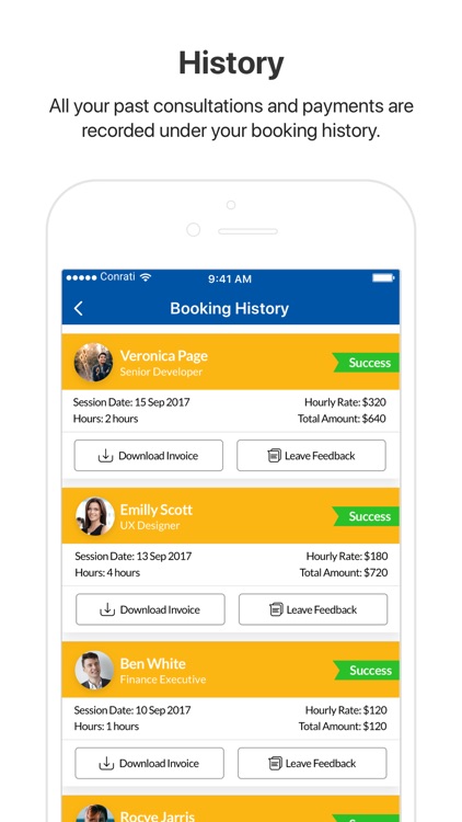 Conrati - Consulting on demand screenshot-7