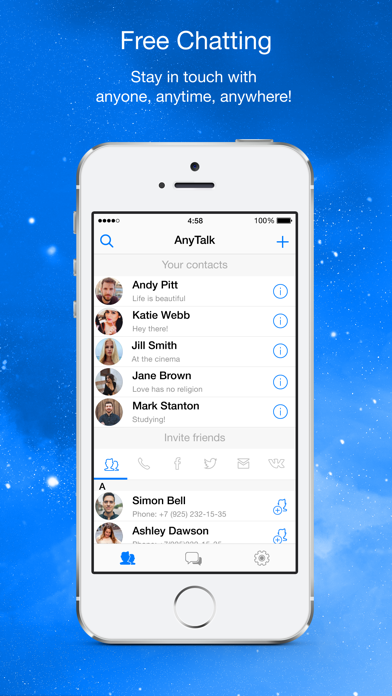 AnyTalk Messenger Screenshot