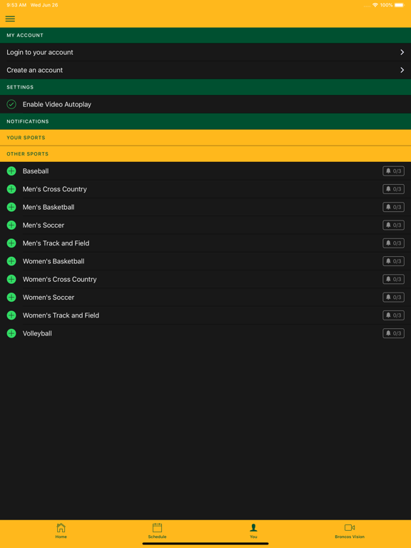 CPP Athletics iPad screenshot 3 - Sports app