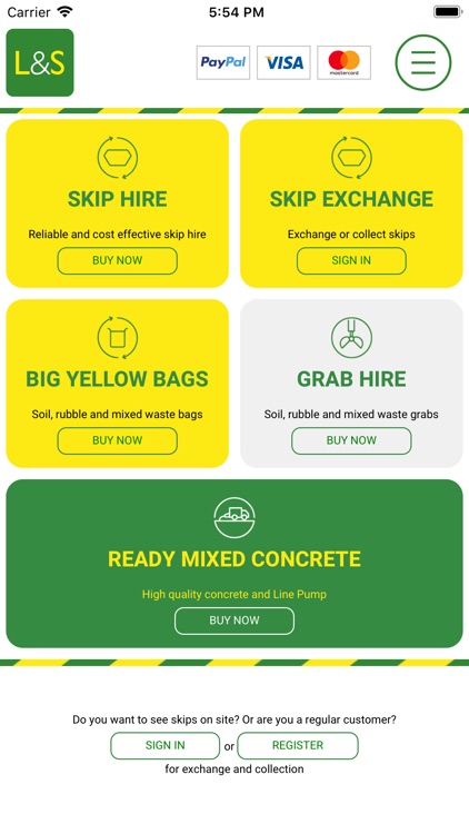 L&S Waste Online Ordering