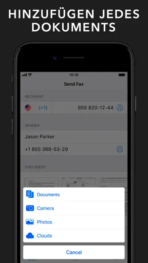 Screenshot von FAX: Faxen Senden & Empfangen auf dem iPhone 3