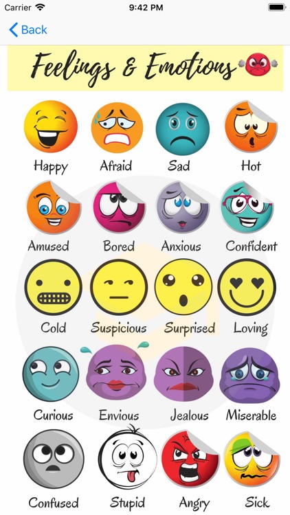 Feelings & Emotions Vocabulary screenshot-4