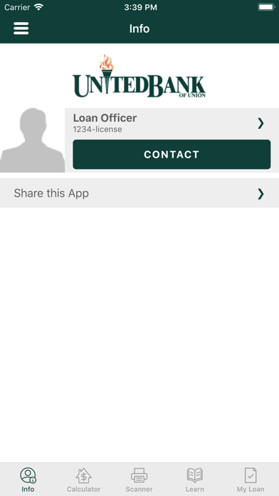 Screenshot #1 pour United Bank of Union Mortgage