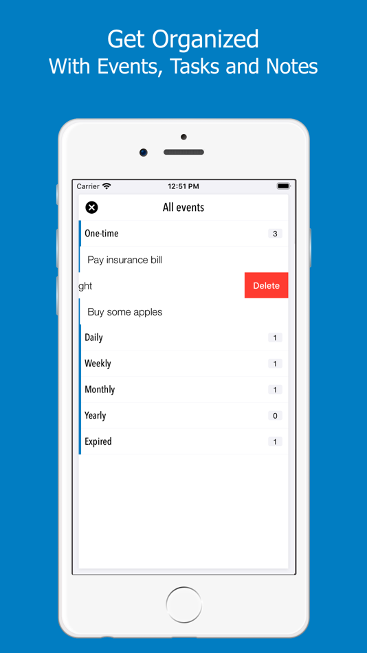 #3. Reminder : To-Do List & Tasks (iOS) Podle: Janki Panchani