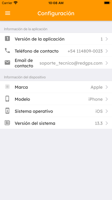 App screenshot