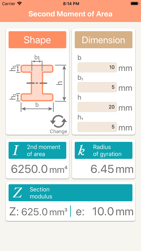 #1. Second Moment of Area (iOS) 由: Kei Suefuji