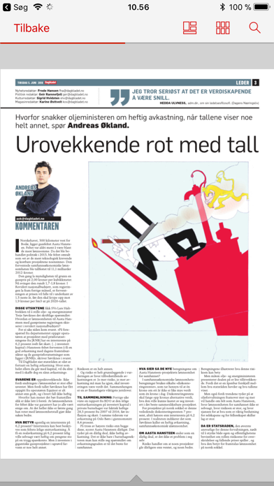 Dagbladet Pluss Screenshot