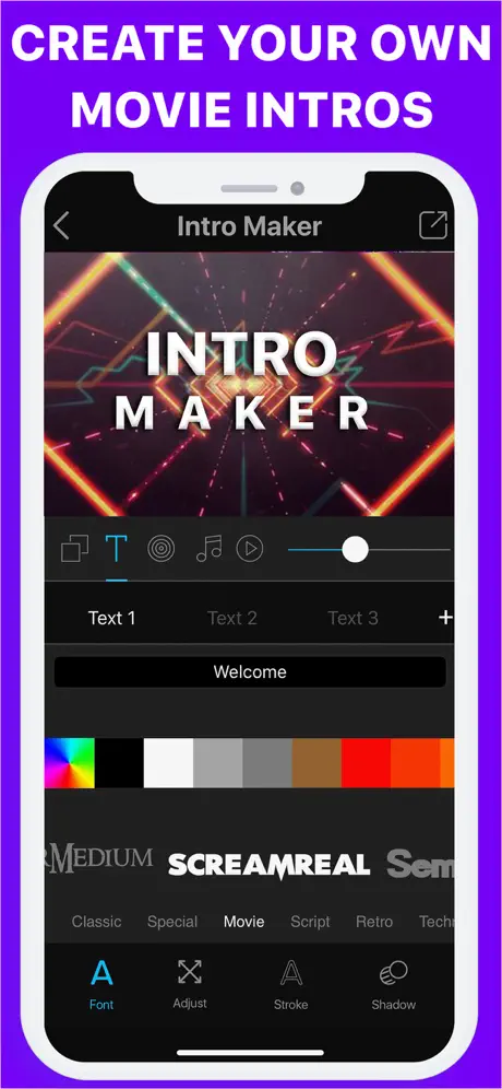 Intro + Video Editor FX Maker