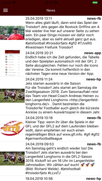 Troisdorf Jets App