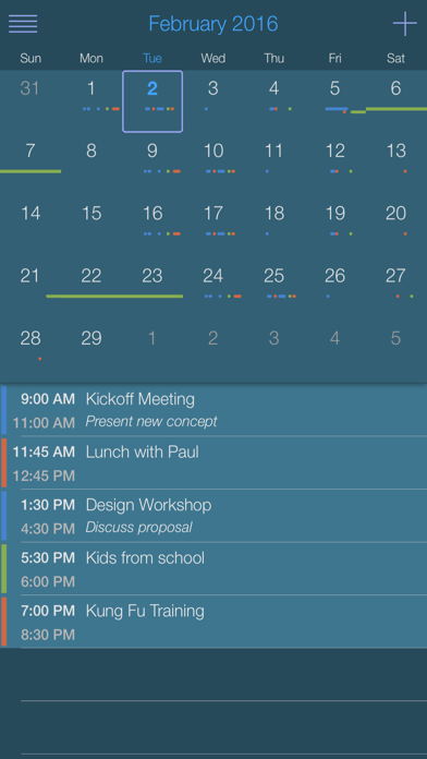 Appoint - smart calendar Screenshot