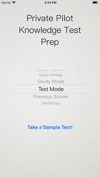 Private Pilot Glider Test Prep