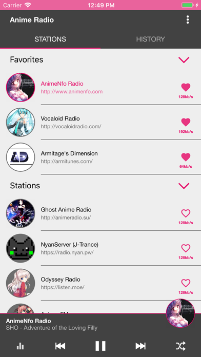 Screenshot #1 pour Anime radio