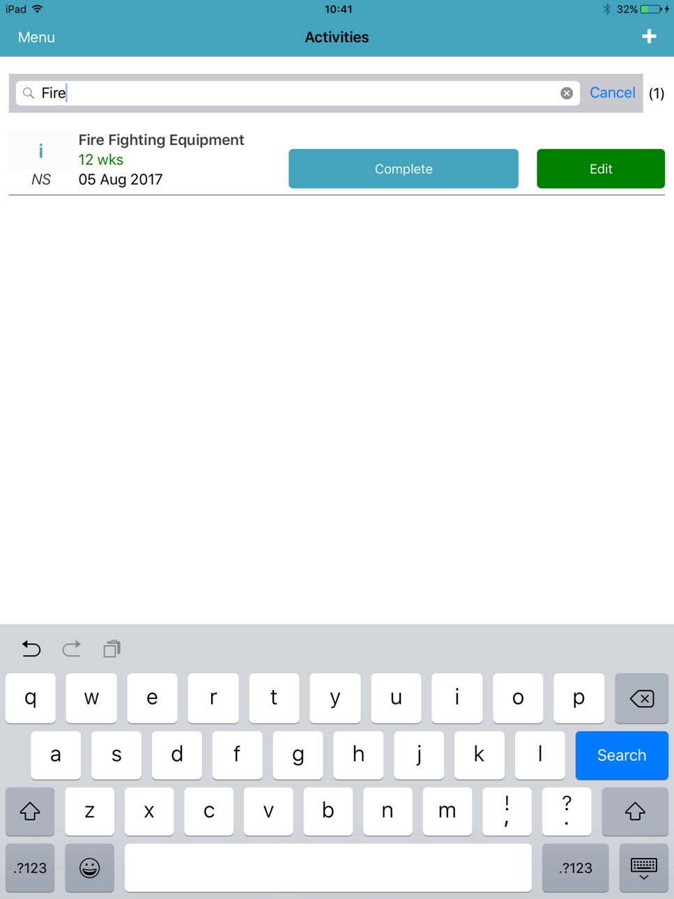 iPad screenshot
