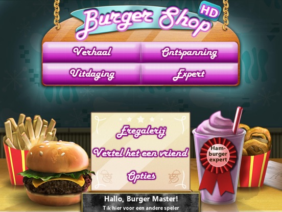 Burger Shop iPad app afbeelding 2