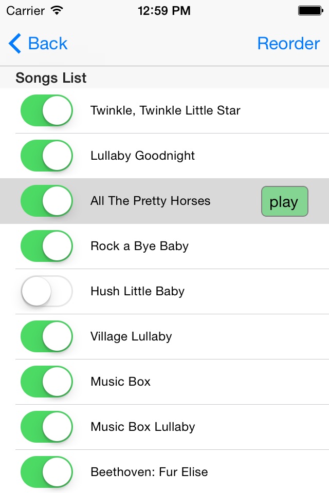 Baby Lullabies Songs screenshot 2