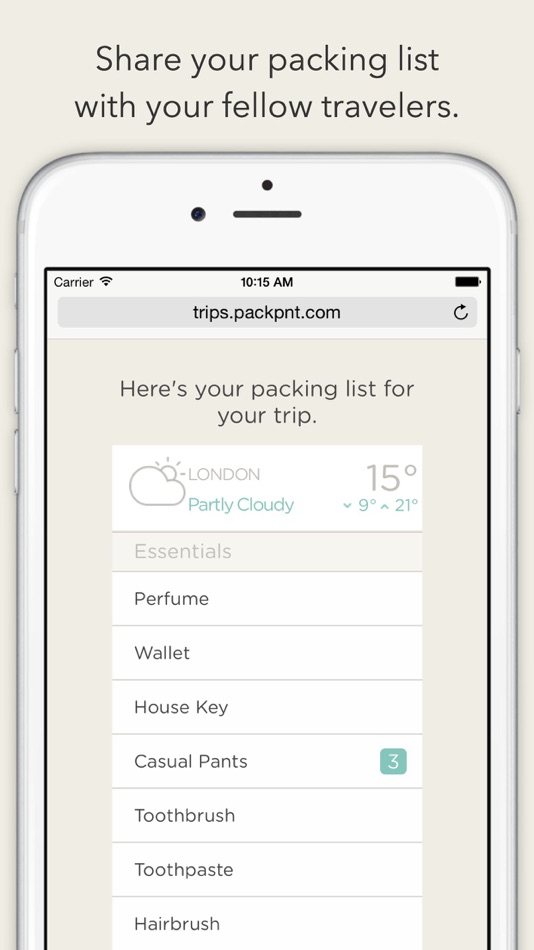 #4. PackPoint Premium Packing List (iOS) By: Wawwo